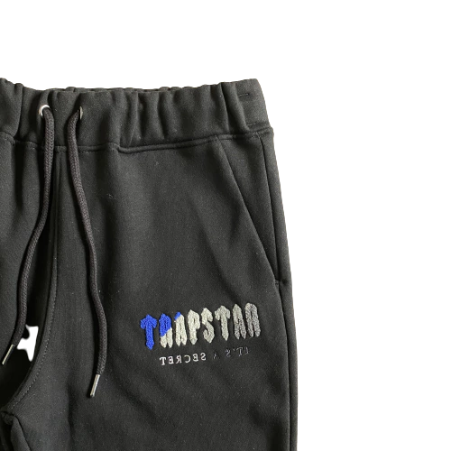 Conjunto Trapstar Chenille Decoded Preto/Azul