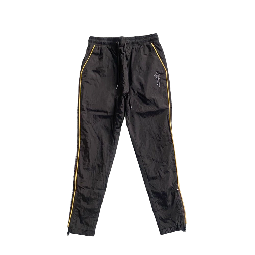 Conjunto Trapstar Arch Panel Shellsuit "Preto/Laranja"