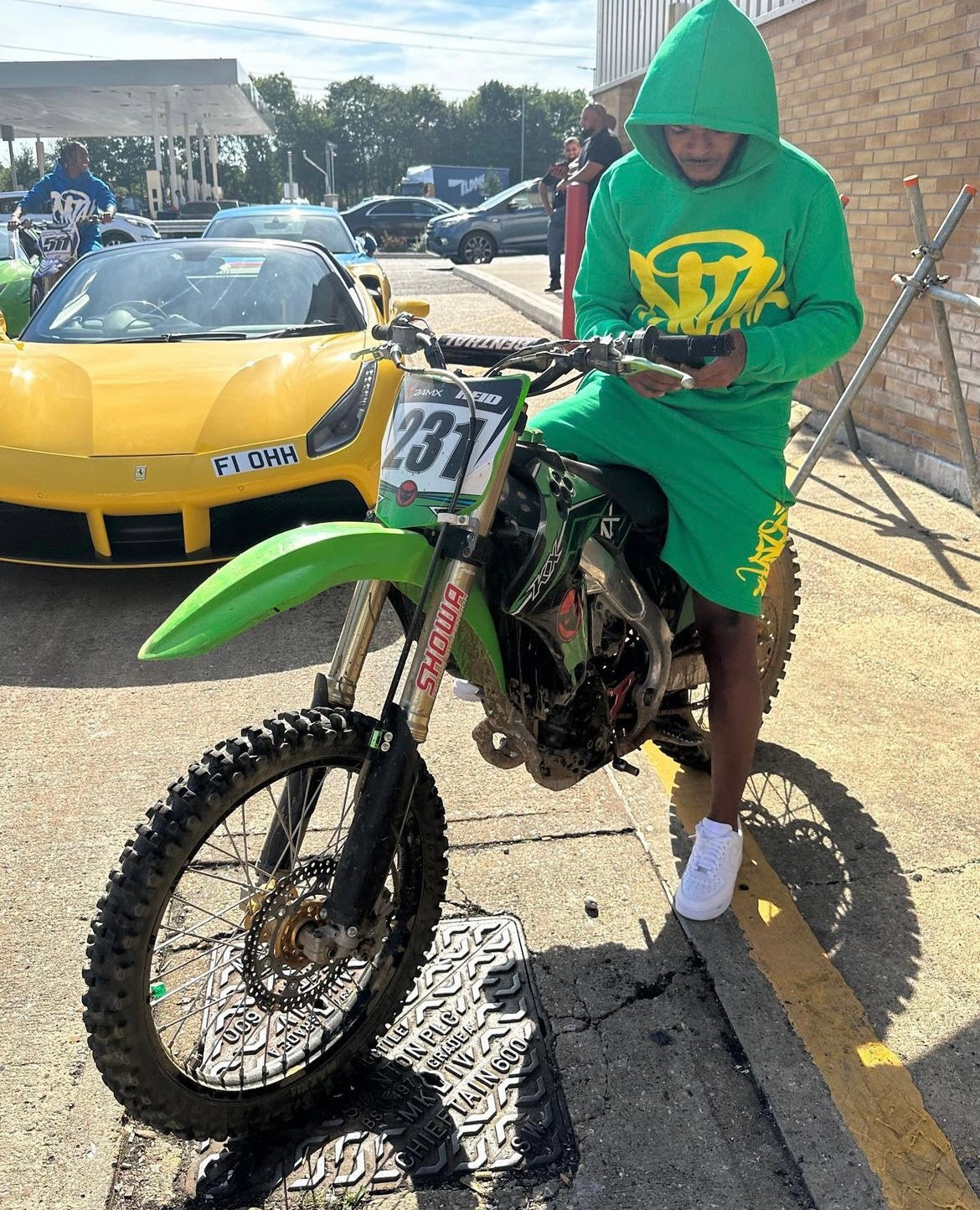 Conjunto SYNA World Verde e Amarelo