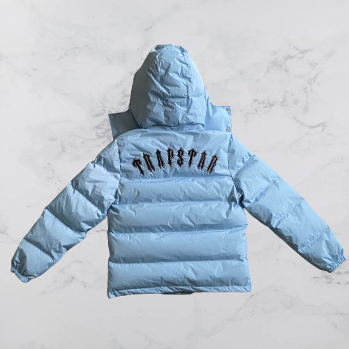 Jaqueta Trapstar Irongate Detachable Hood Azul Bebê