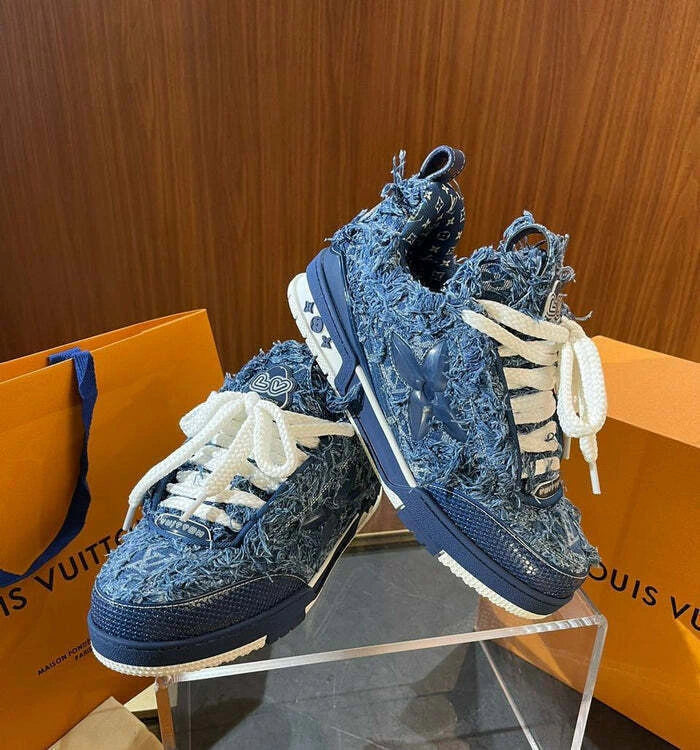 Louis Vuitton Skate Blue Monogram Blue