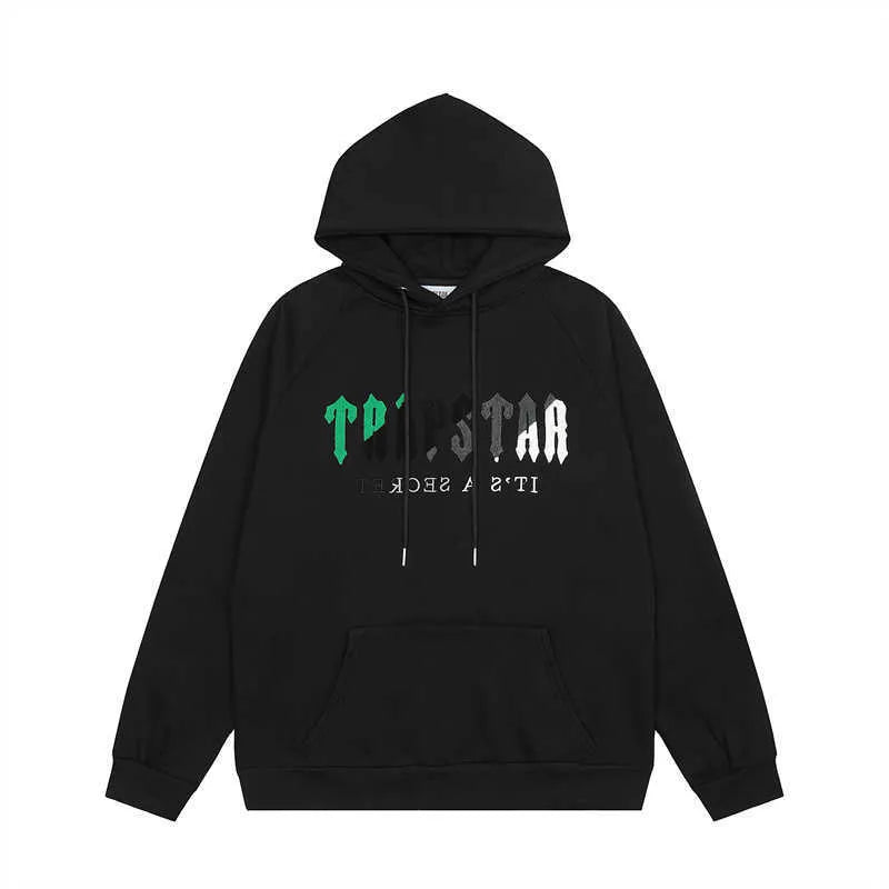 Conjunto Trapstar Chenille Decoded Preto/Verde