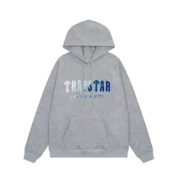 Conjunto Trapstar Chenille Decoded Cinza/Azul