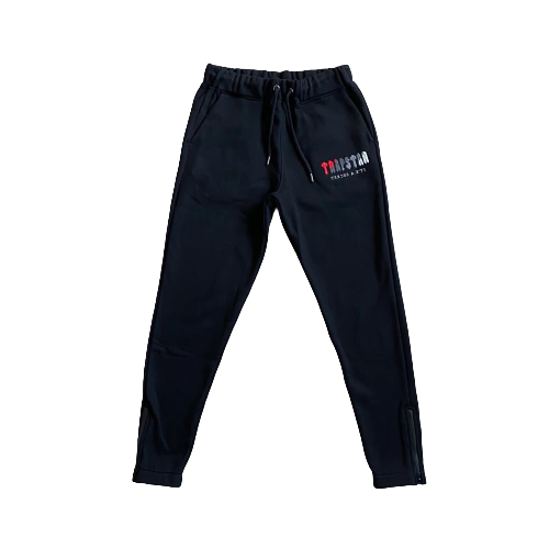 Conjunto Trapstar Chenille Decoded Preto/Vermelho
