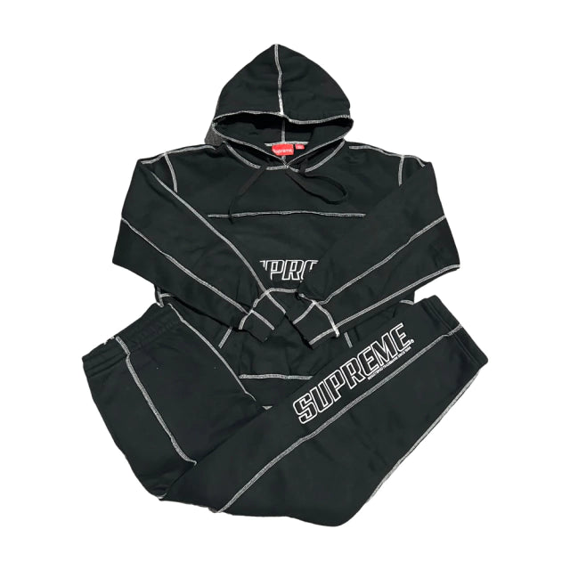 Conjunto Supreme Drill Coverstitch Preto