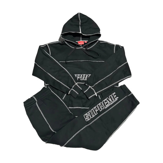 Conjunto Supreme Drill Coverstitch Preto