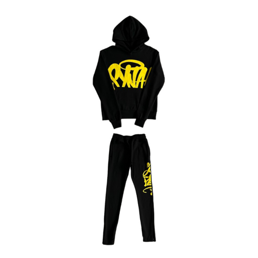 Conjunto SYNA World Preto e Amarelo