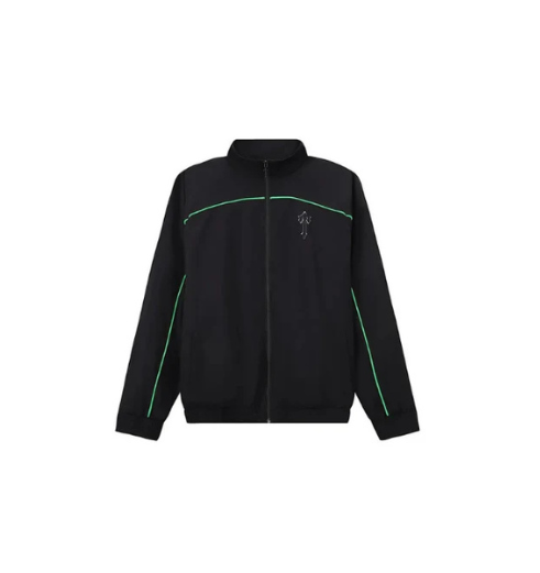 Conjunto Trapstar Arch Panel Shellsuit "Preto/Verde"