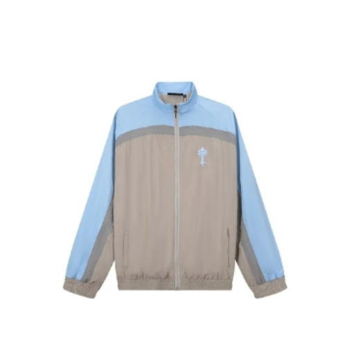Conjunto Trapstar Rongate T Shellsuit Azul Bebê/Cinza