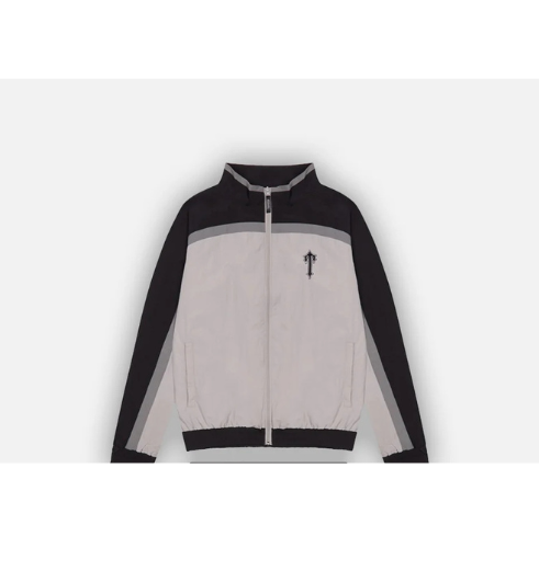 Conjunto Trapstar Rongate T Shellsuit Cinza/Preto