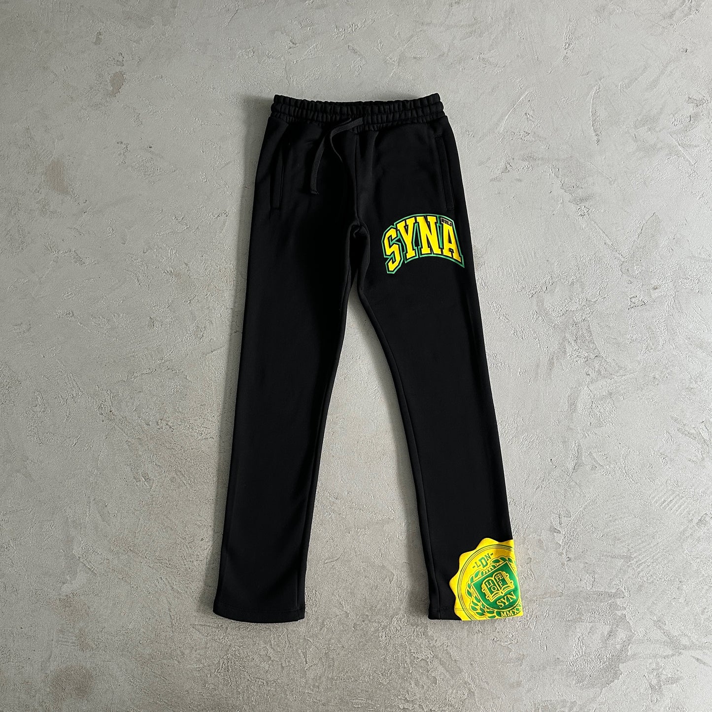 Conjunto SYNA World Preto/Amarelo/Verde