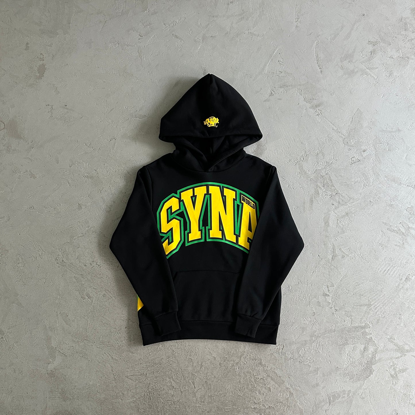 Conjunto SYNA World Preto/Amarelo/Verde