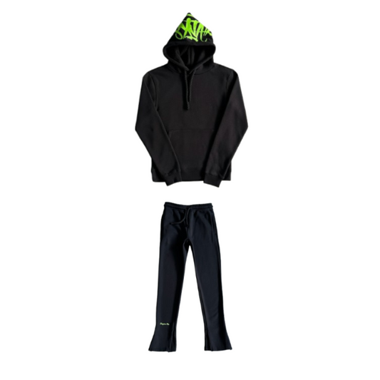 Conjunto SYNA WORLD Preto/Verde