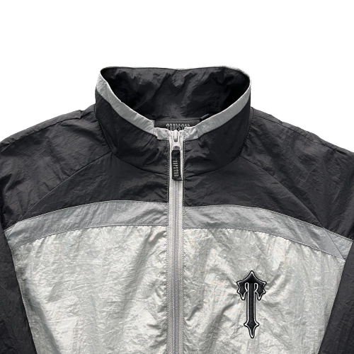 Conjunto Trapstar Rongate T Shellsuit Cinza/Preto