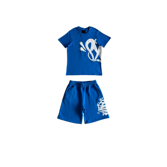 Conjunto SYNA World Azul Royal e Branco
