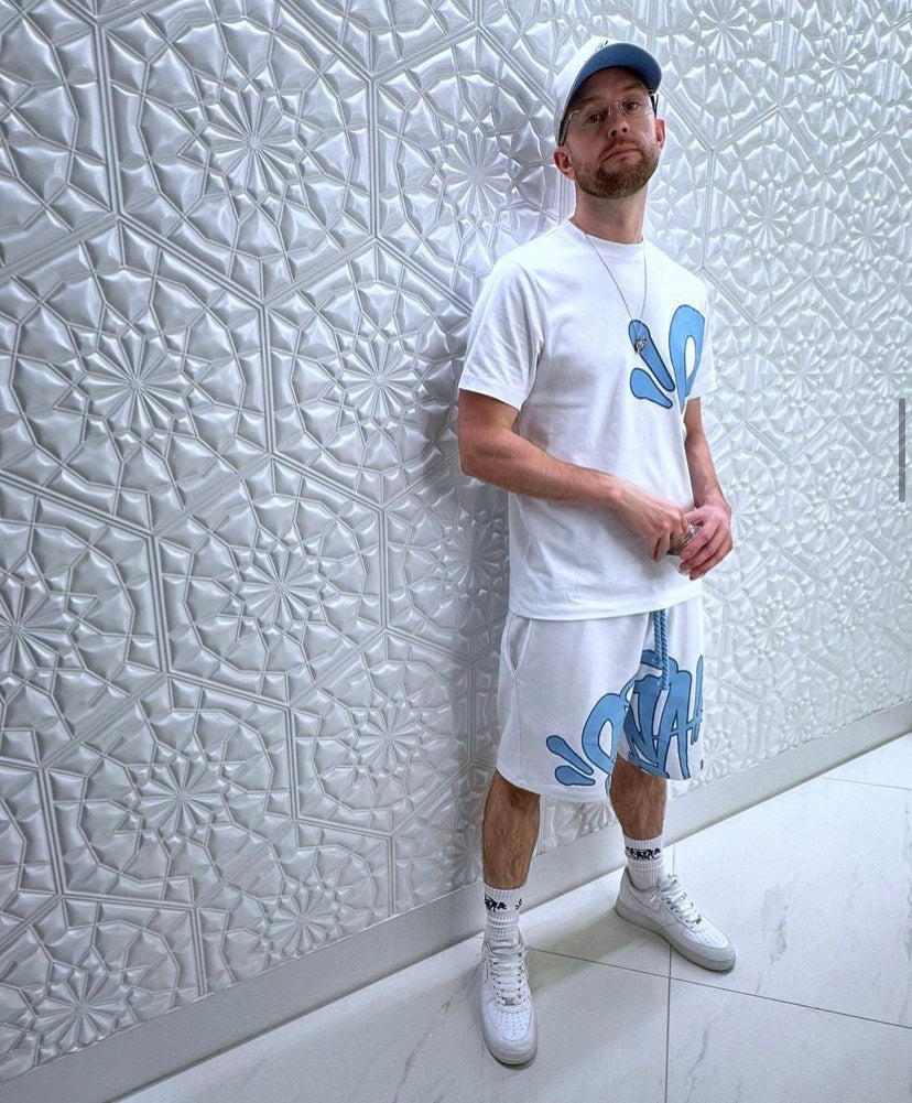 Conjunto SYNA World Branco e Azul