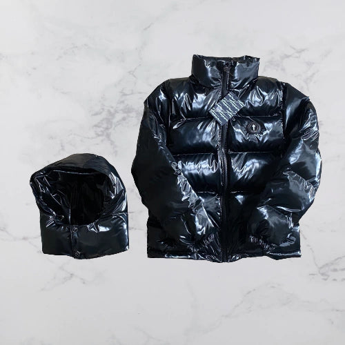 Jaqueta Trapstar Irongate Detachable Hood Preto Brilhante