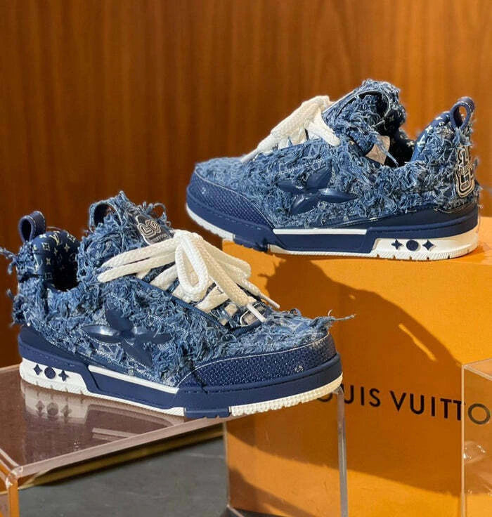 Louis Vuitton Skate Blue Monogram Blue