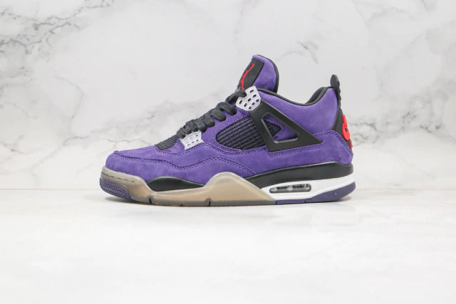 Tênis Air Jordan 4 Retro x Travis Scott Friends and Family Purple