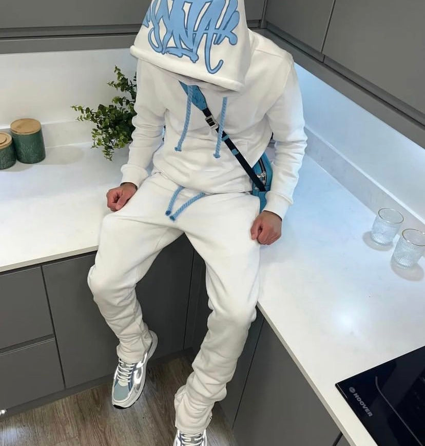 Conjunto SYNA WORLD Branco/Azul Bebê