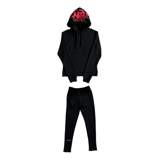 Conjunto SYNA WORLD Preto e Vermelho