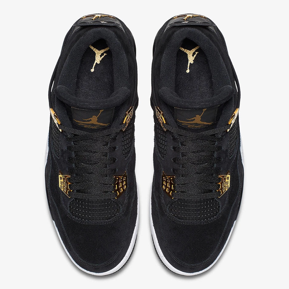 Tênis Air Jordan 4 Retro "Royalty" Preto/Dourado
