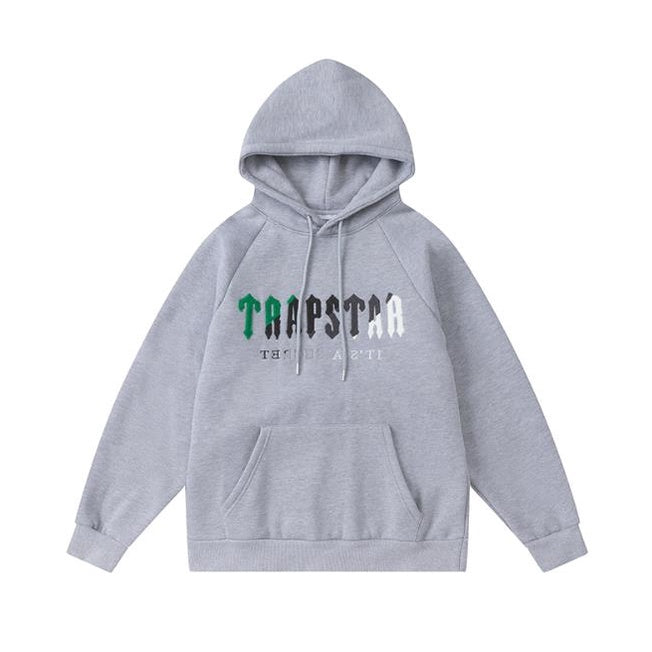 Conjunto Trapstar Chenille Decoded Cinza/Verde