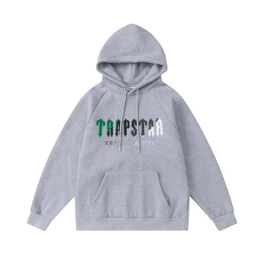 Conjunto Trapstar Chenille Decoded Cinza/Verde