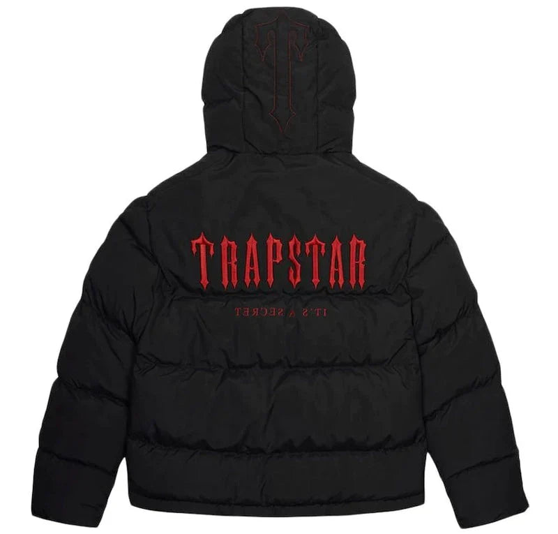 Jaqueta Trapstar Irongate Detachable Hood Black/Red