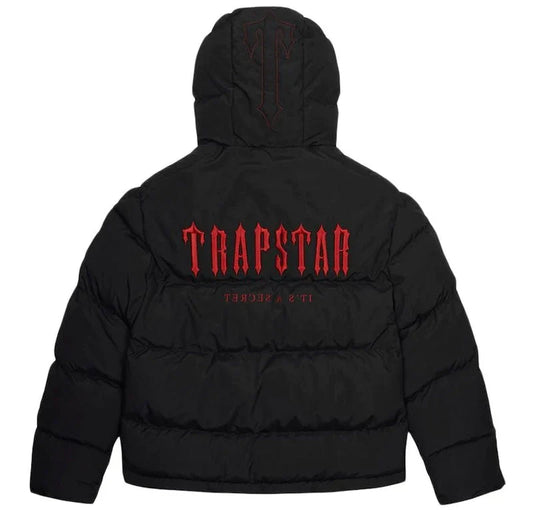 Jaqueta Trapstar Irongate Detachable Hood Black/Red