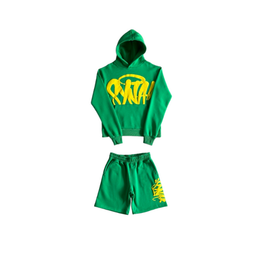 Conjunto SYNA World Verde e Amarelo