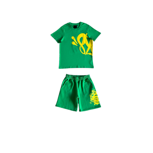 Conjunto SYNA World Verde e Amarelo