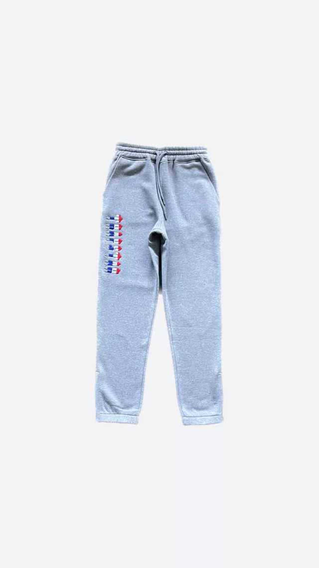 Conjunto Trapstar Chenille Decoded Cinza