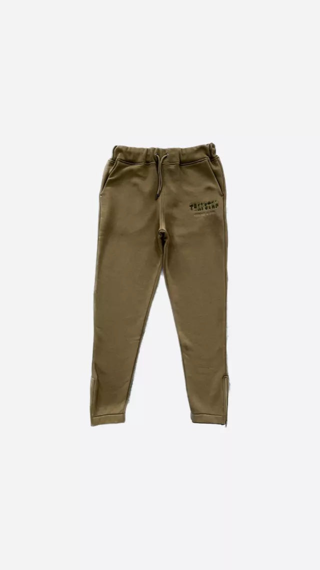 Conjunto Trapstar Chenille Decoded Verde Militar