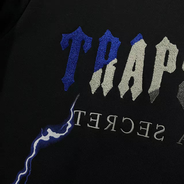 Conjunto Trapstar Chenille Decoded ''Lighting Edition'' Preto