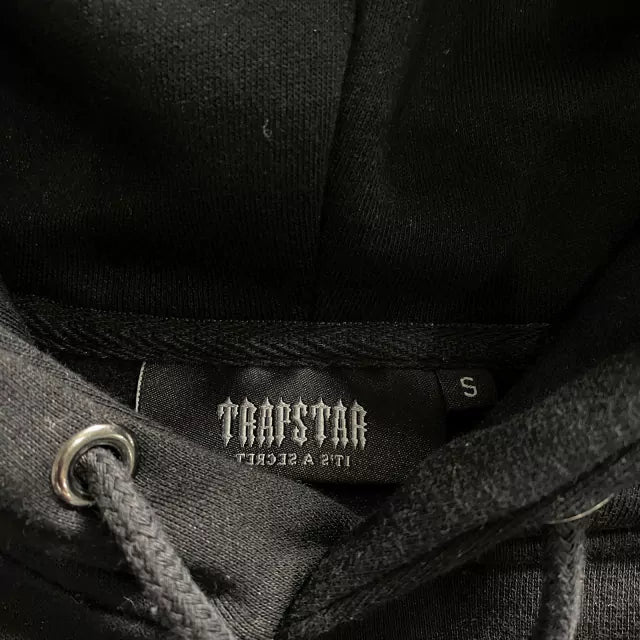 Conjunto Trapstar Chenille Decoded Preto/Azul