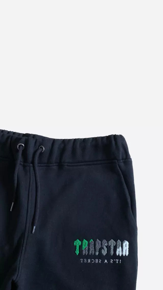 Conjunto Trapstar Chenille Decoded Preto/Verde